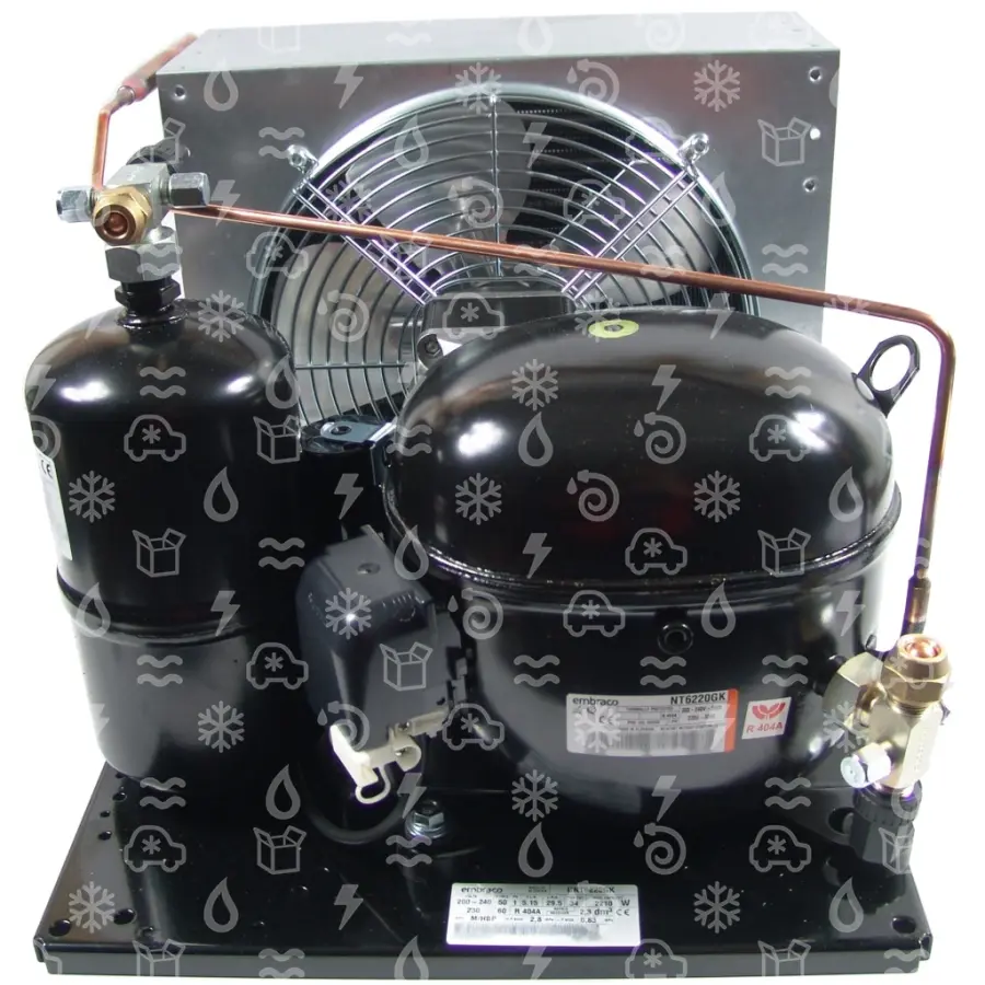 jednotka kondenzační EMBRACO UNT6220GK, HMBP - R404A, R507, 220-240V 50/60Hz